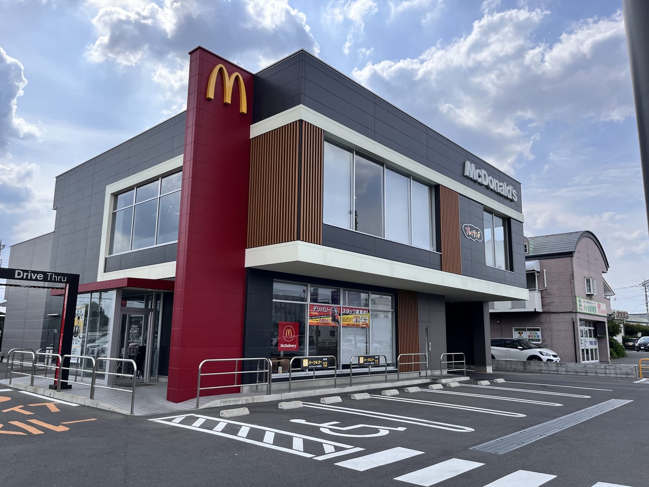 マクドナルド前橋荒牧店の外観