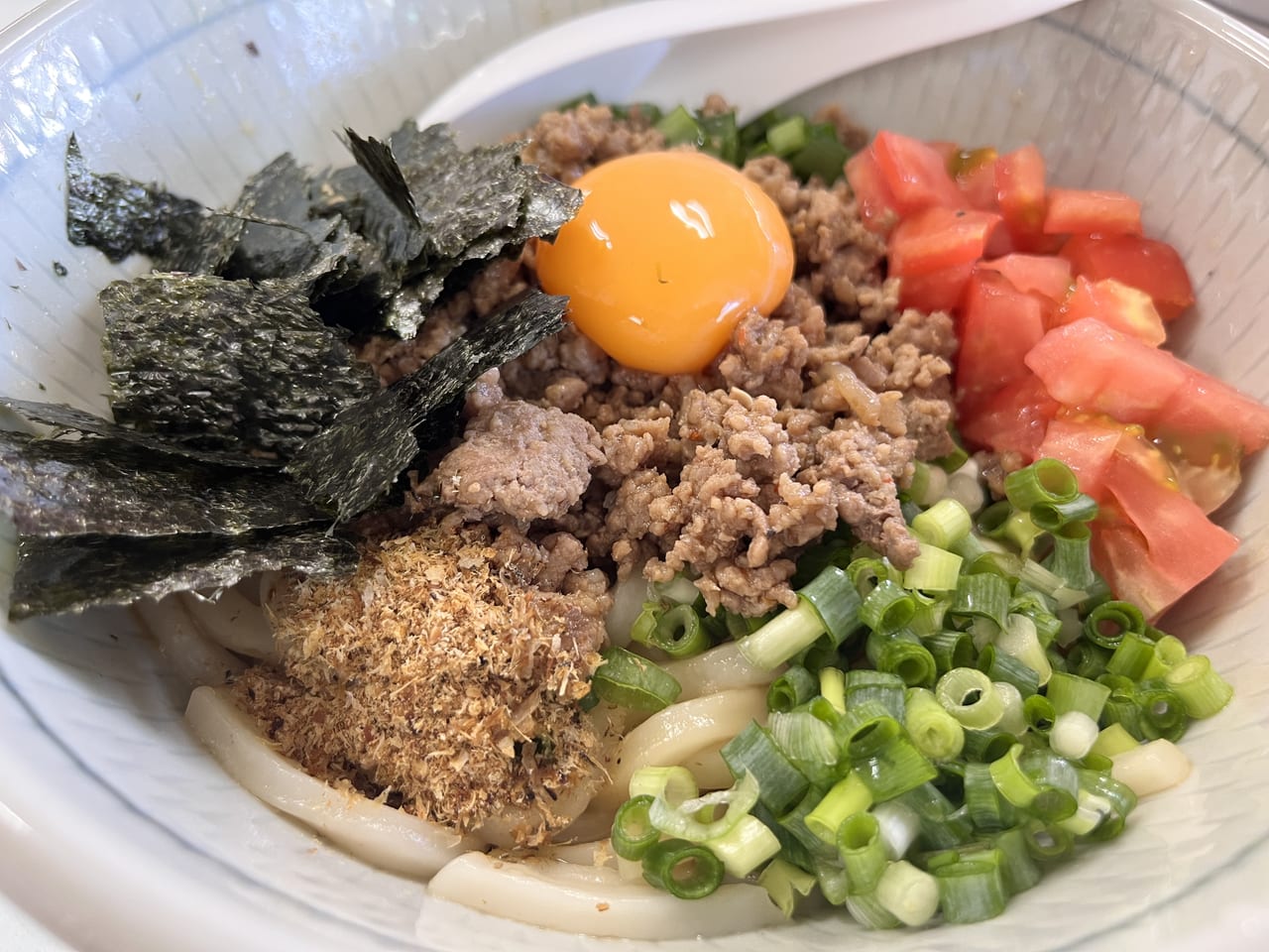 青木別館の「台湾風まぜうどん」