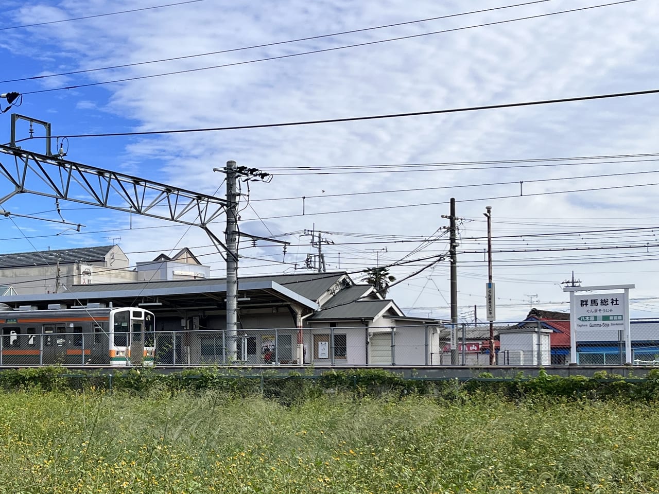 「群馬総社駅」西側の様子